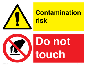 Contamination risk Do not touch